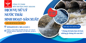 dịch vụ xử lý nước thải