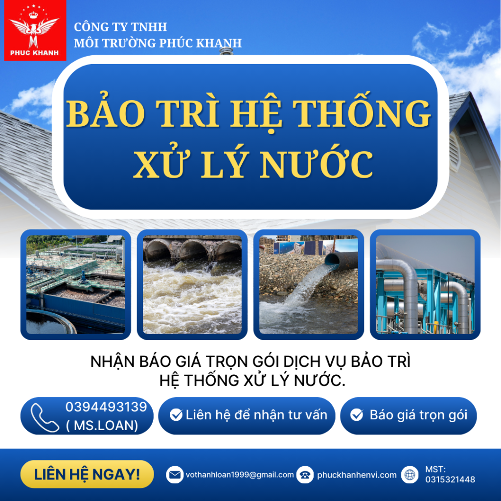 Bảo trị hệ thống xử lý nước thải